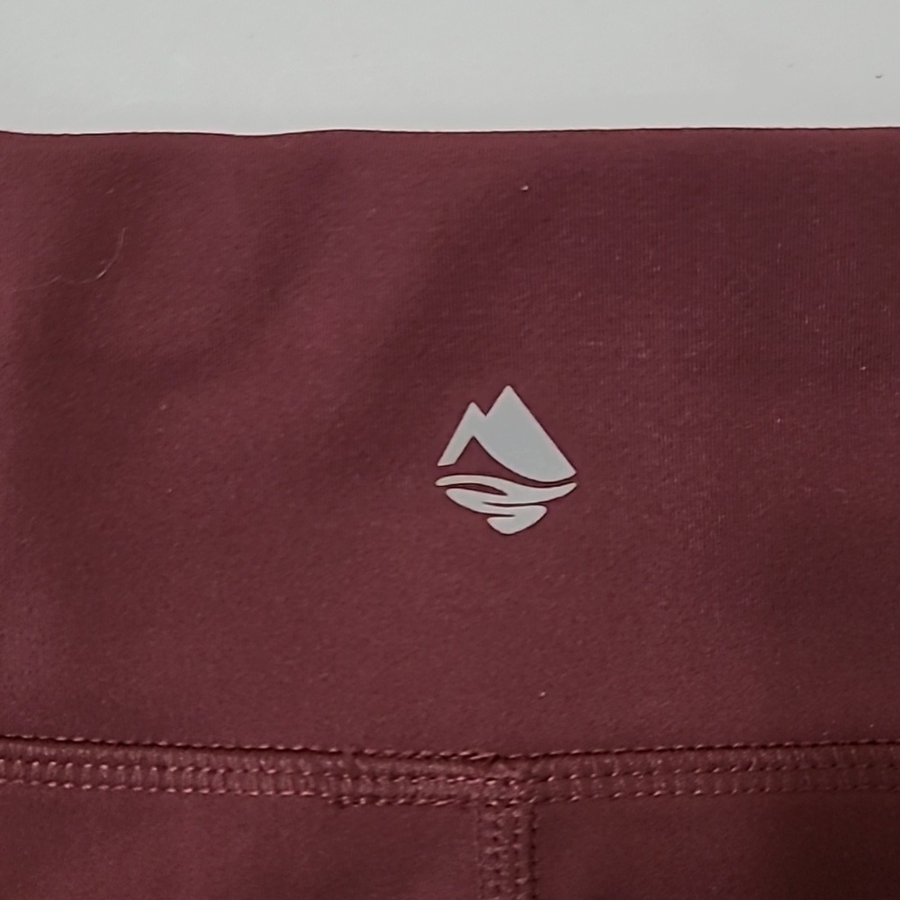 Ocean + Coast Burgundy Leggings with Pockets size 4X - Picture 3 of 9